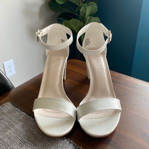 White block heels